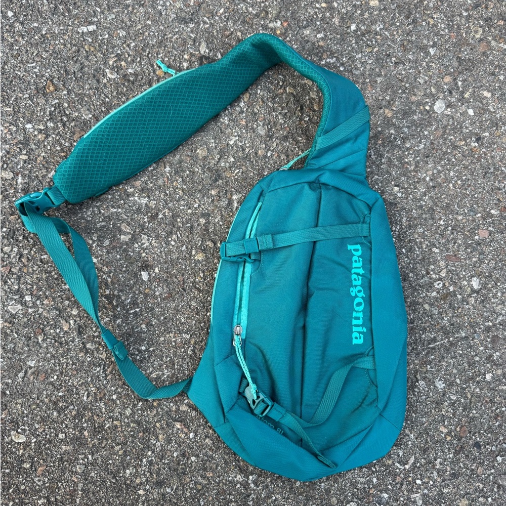 Patagonia Teal Sling Bag